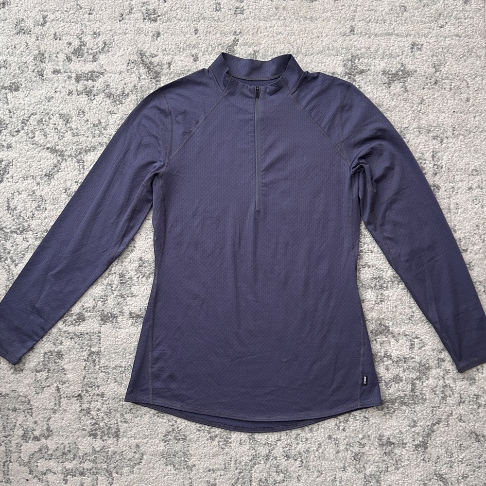 REI Lightweight Base Layer Half-Zip Top – M – Graystone